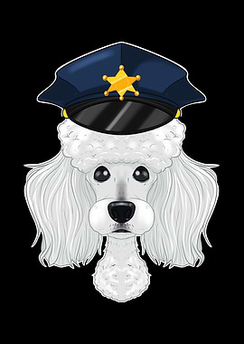 Police Poodle Canine