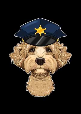 Police Labaradoodle Canine