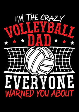 Crazy Volleyball Dad