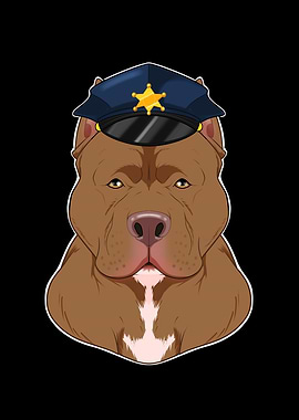 Police Pitbull Canine