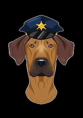 Police Rhodesian Ridgeback
