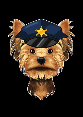 Police Yorkshire Terrier