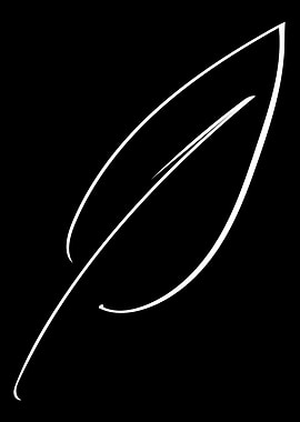 Leaf Line Art Minimal