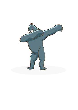 Dabbing dance white duck