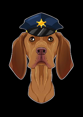 Police Vizsla Canine