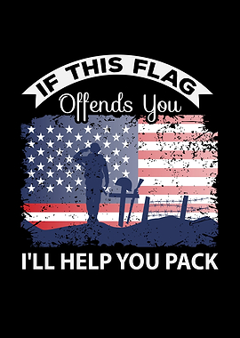 Salut to the US flag