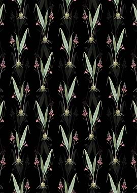 Floral Pine Pink Pattern