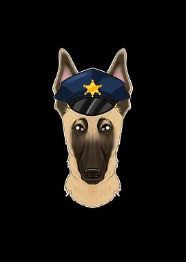 Police Malinois Canine