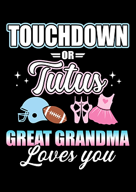 Gender reveal touchdowns o
