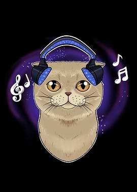 Cute Siamese Cat I Music