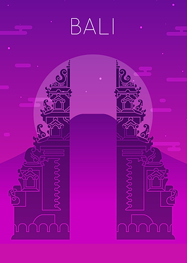 Bali Indonesia Travel art
