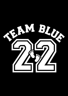 Gender reveal team blue bo