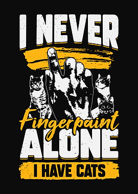 Fingerpainting Cat Lover