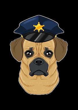Police Puggle Canine