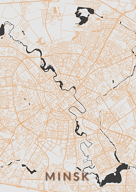 Minsk City Map