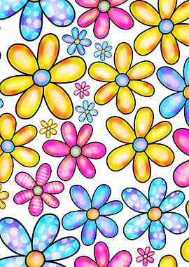 Doodle Spring Flower 11
