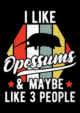 I Like Opossums Maybe Li