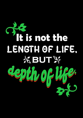 It is not the length of