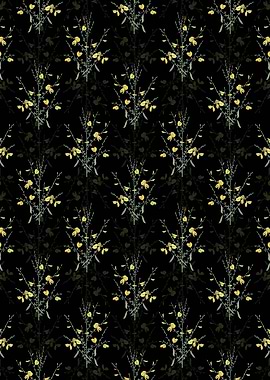 Black Yellow Broom Pattern