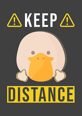 Keep Distance Saying With