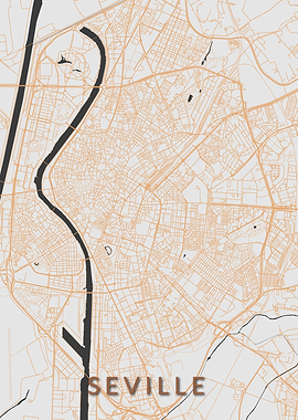 Seville City Map