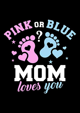 Gender reveal mom