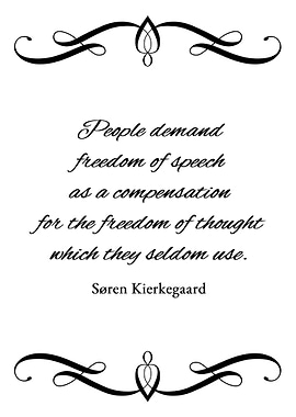 Freedom Speech Thought