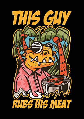 This Guy Rubs His Meat