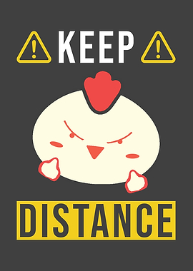 Keep Distance Saying With
