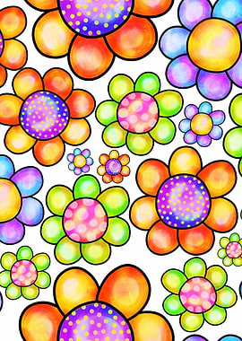 Doodle Spring Flower 12