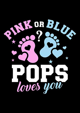 Gender reveal pops