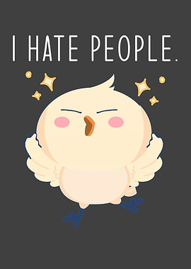 I Hate People with angry