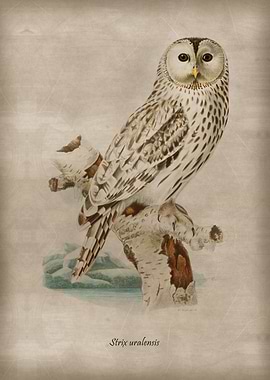 Strix uralensis Owl
