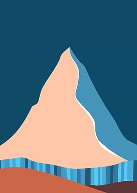 Abstract Peak Mountain
