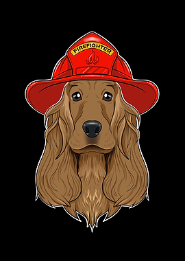 Firefighter Cocker Spaniel