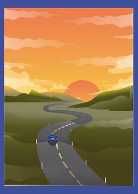 Long Ride Poster Design