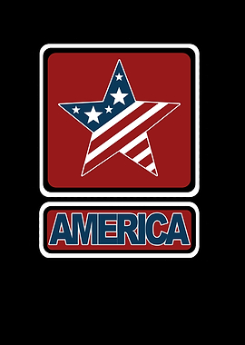 USA star on the 4th of Jul