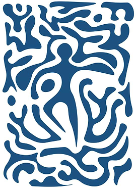 Abstract shape pattern