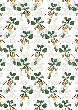 Floral Cherry Pattern