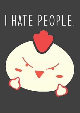 I Hate People with angry
