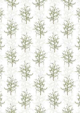 Floral Sictus Tree Pattern