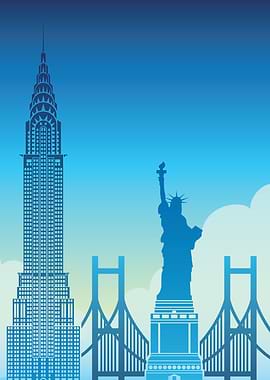 Big Ben Status of Liberty