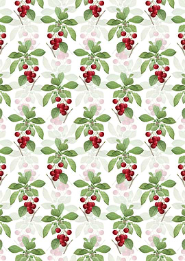 Floral Cherry Pattern