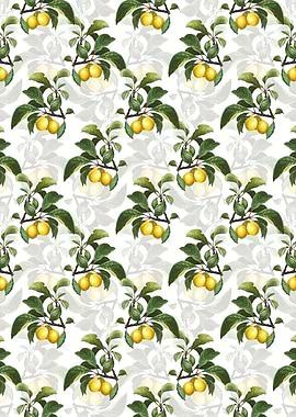 Ripe Plums on a Branch