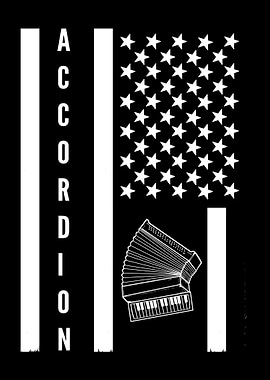 American Flag Accordion