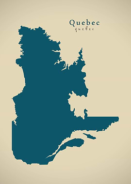 Quebec province map