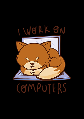 Cat sitting on Computer I