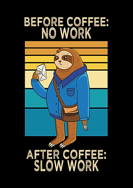 Postal Worker Funny Sloth