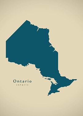 Ontario province map