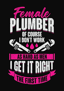 Female Plumber Girl Design
